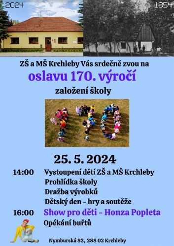 Oslava 170. výročí založení školy v Krchlebech